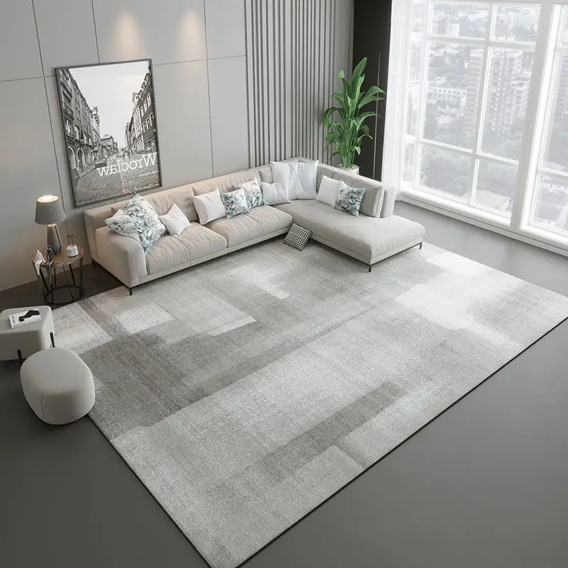 Nordic Grey Carpet Living Room Decoration Bedroom Large Area Lounge Rug Home Coffee Tables Floor Mats 200x300 Room Decor Modern 4