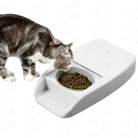Anti-stealing pet automatic feeder smart chip recognition infrared induction multi-pet cat cat bowl timing machine 5