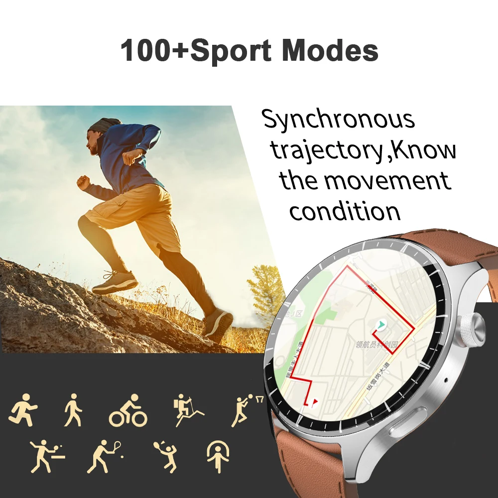 XUESEVEN SK32  ȭ NFC ħ, GPS , ɹڼ ͸,   ġ, 1.58 ġ ũ Ʈ ġ