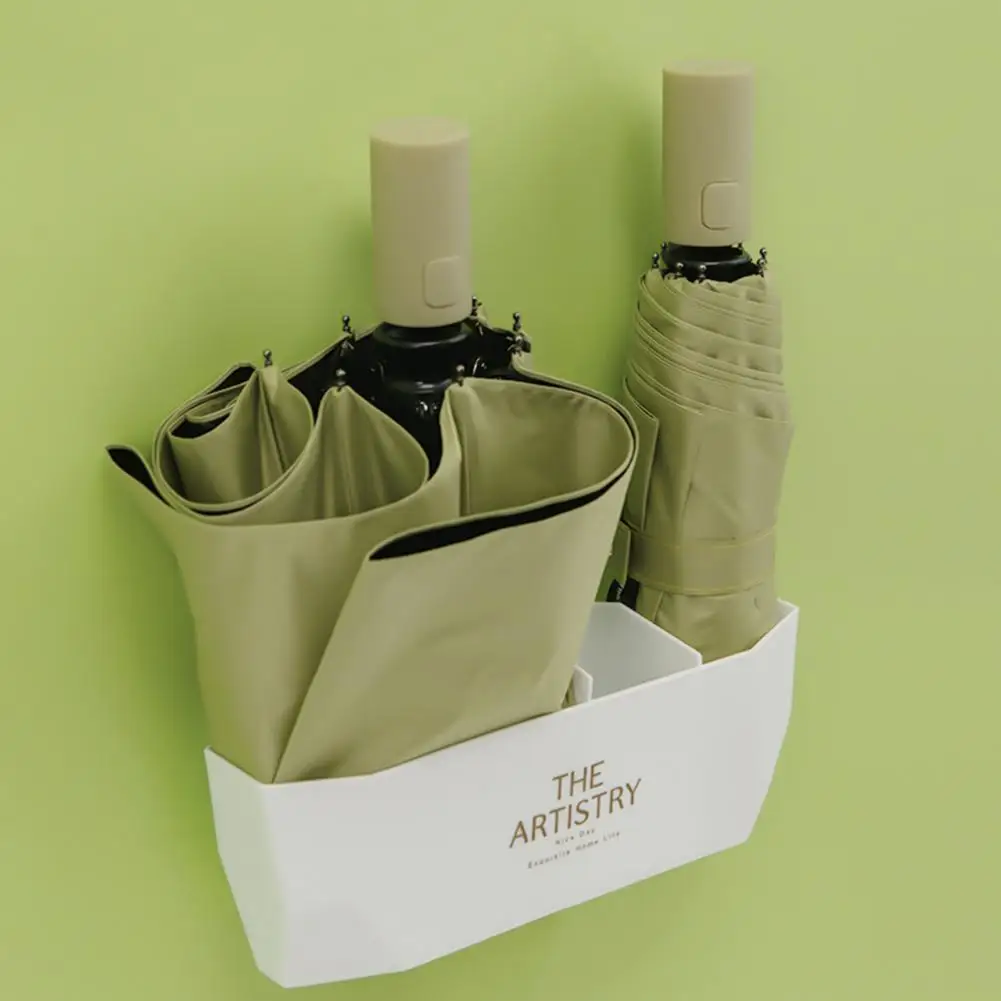 1 Set Convenient Entry Hallway Umbrella Rack Space-saving Umbrella Storage Rack Multi-function Stand for Home