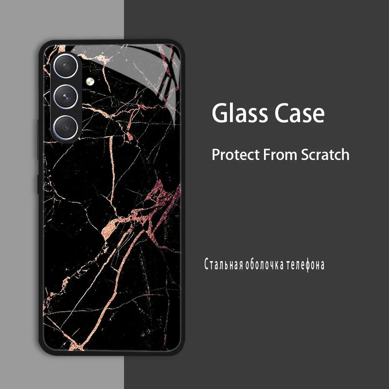 Tempered Glass Shockproof Bumper Case Cover