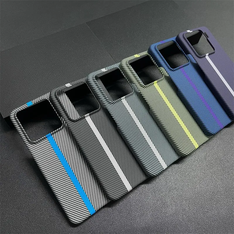 Sleek Carbon Fiber Protective Back Cover