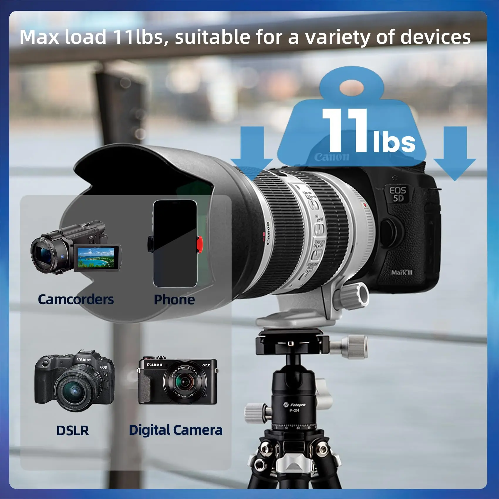 Fotopro Mini-Reisestativ aus Kohlefaser, leicht und kompakt, mit 360-Grad-Kugelkopf und Schnellwechselplatte für Kamera und Camcorder_voghion.com