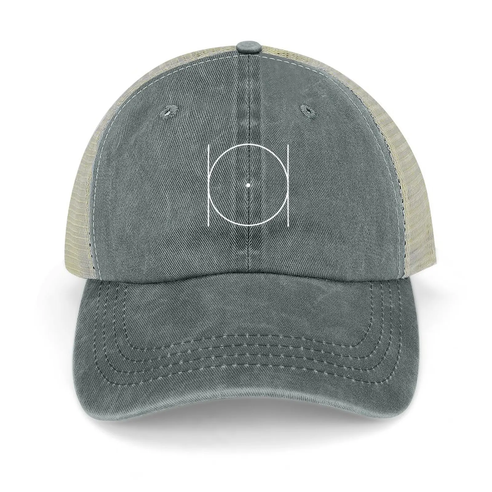 

Point Within a Circle Cowboy Hat Trucker Cap fishing hat Icon Baseball For Men Women's