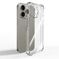Luxury Shockproof Silicone Clear Phone Case For iPhone 17 16 15 14 13 12 11 Pro Max Mini X XR Xs 7 8 Plus Transparent Soft Cover