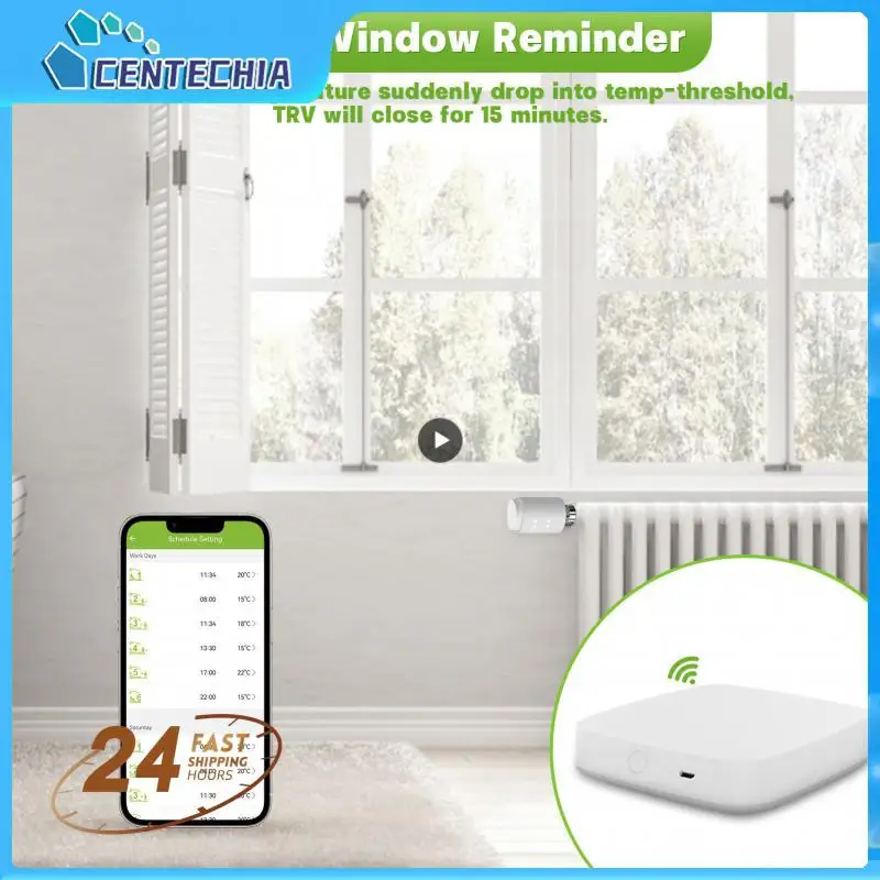 

Привод радиатора Smart Home, пульт дистанционного управления, работает с Alexa Home Smart Life, 1-8 шт.