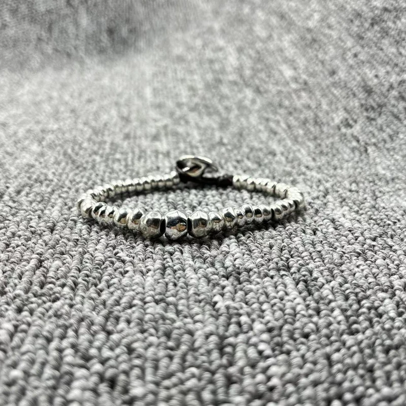 

2022 New UNOde50 Electroplated 925 Silver 14K Exquisite Charm Bead Bracelet Fashion Jewelry Gift