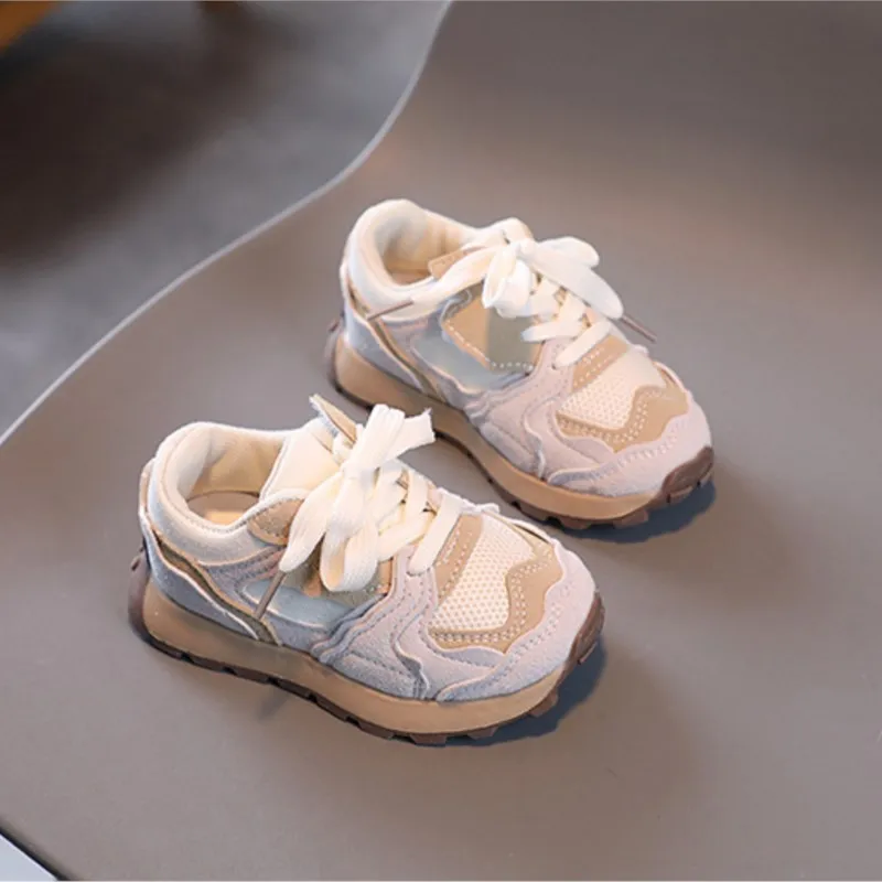 Boys Girls Summer Autumn Sneakers Kids Soft Sole Sports Shoes 2-12 Years Children Sneakers Flats Toddlers Running Shoes 3
