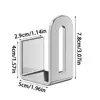 Stainless Steel Storage Rack Durable Kitchen Tool Punch Free Pot Lid Holder Wall Mounted Cutting Board Holder 6