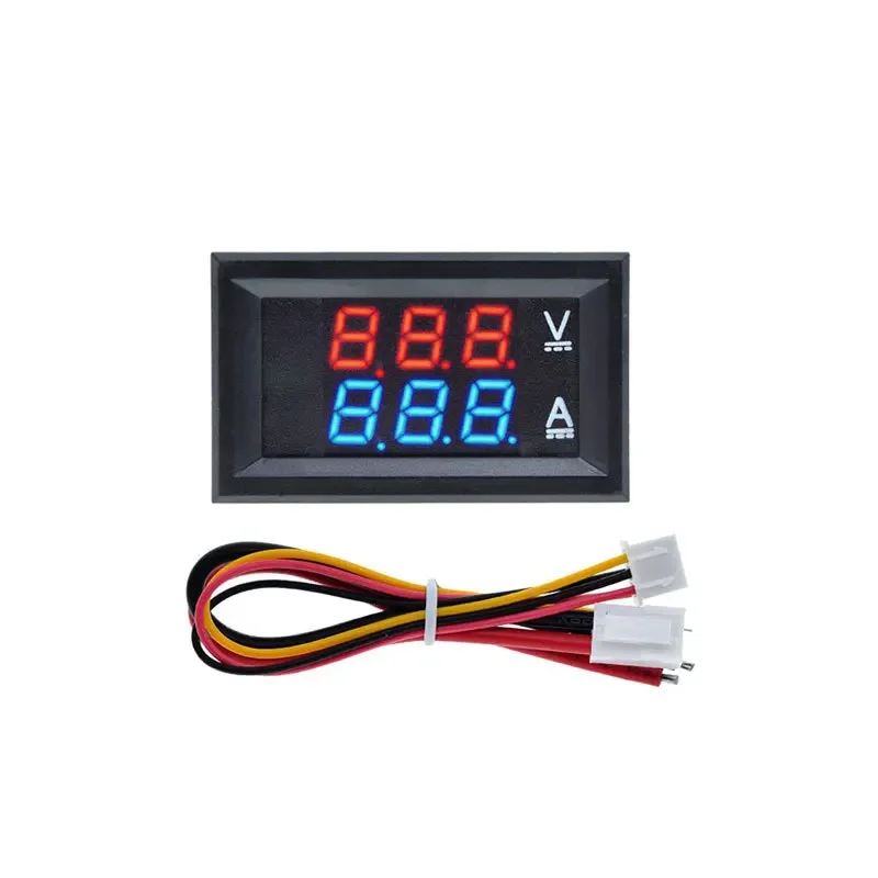TZT DC 0-100V 10A Digital Voltmeter Ammeter Dual Display Voltage Detector Current Meter Panel Amp Volt Gauge 0.28