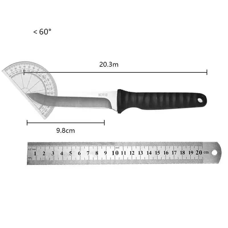 camping knife Outdoor pocket knife camping barbecue small straight knife sheath survival carry portable fruit