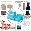 6pcs Travel Storage Bag Large Capacity Luggage Clothes Sorting Organizer Set Suitcase Pouch Case Shoes Packing Cube Bag 4