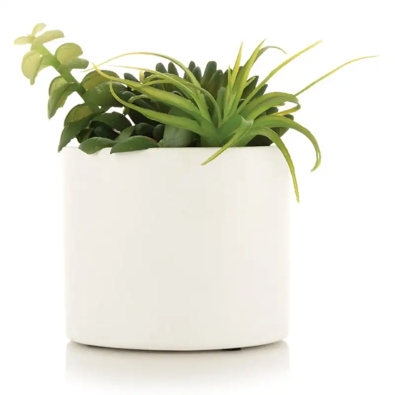 

Artificial Air Plant Succulent in White Ceramic Planter Column mold Paver mold for concrete Brick wall silicone mold for cement