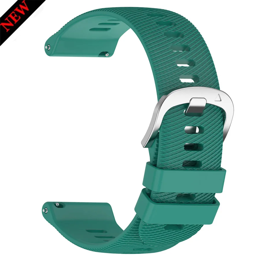 Versatile Silicone Sports Watchband - 20mm & 22mm Sizes