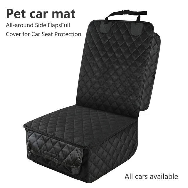 Single Car Seat Cover For Dogs And Pets Black