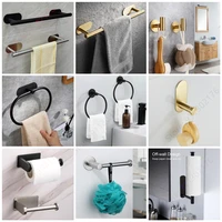Adhesive Paper Towel Holder For Kitchen Napkin Rack Toilet Paper Holder Tissue Dispenser Cabinet Storage Bathroom Accessories 5