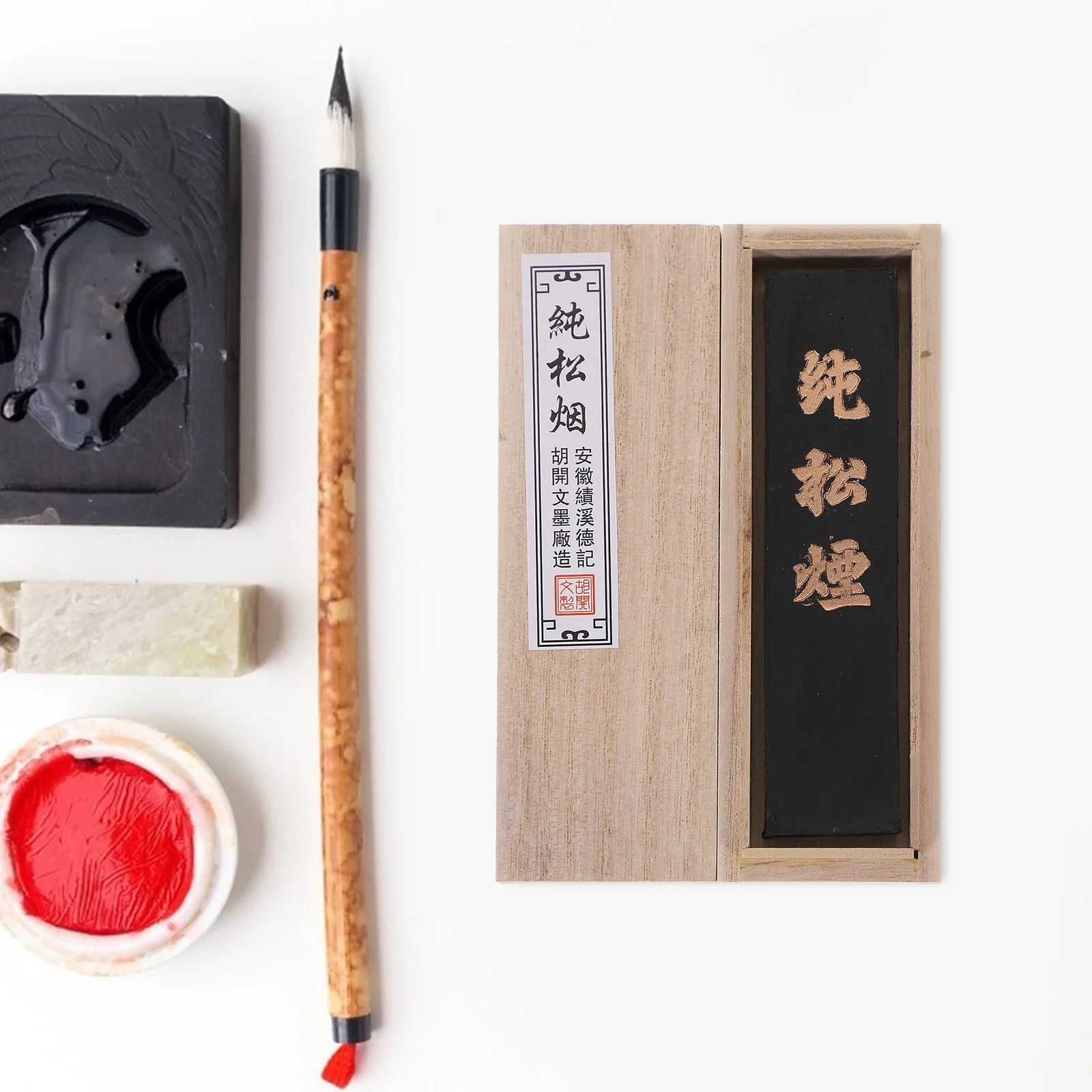 

Ink Stick Traditional Strip Painting Tool Grinding Supply Practical Calligraphy