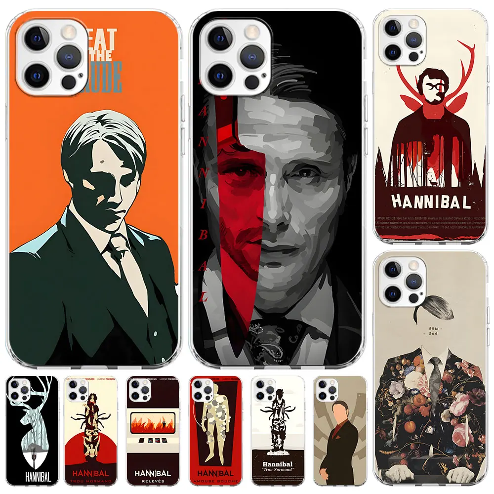 Грэем Ганнибал Мадс микрокельсен фуднк для iPhone 13 11 14 15 Pro Max 7 8 Plus 12 Mini X XS MAX XR прозрачный силиконовый чехол для телефона