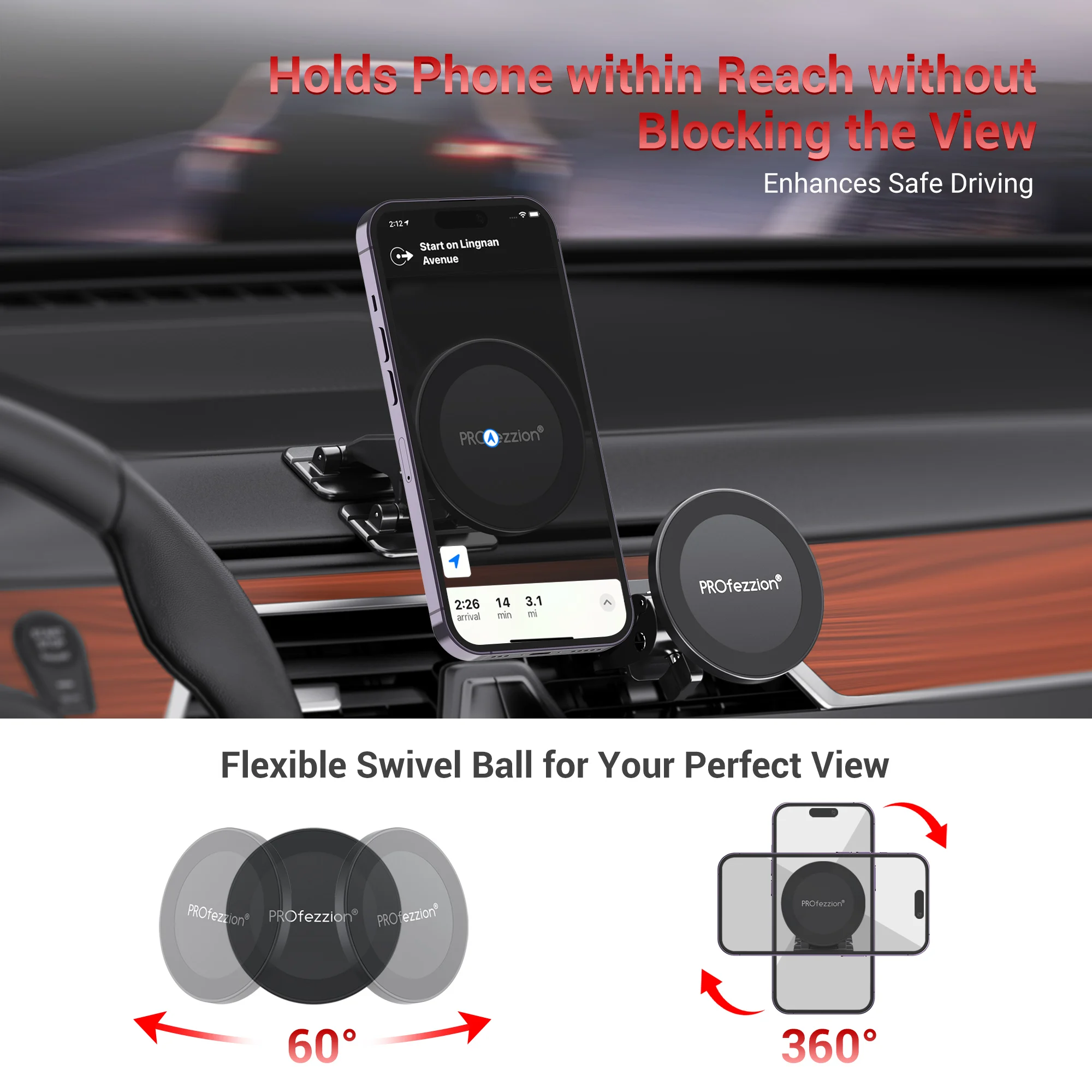 Magnetic Phone Holder Compatible With Magnetic Car Mount for iPhone 12 13  14 15Pro Max Magnetic Car Air Vent Clip Mount - AliExpress