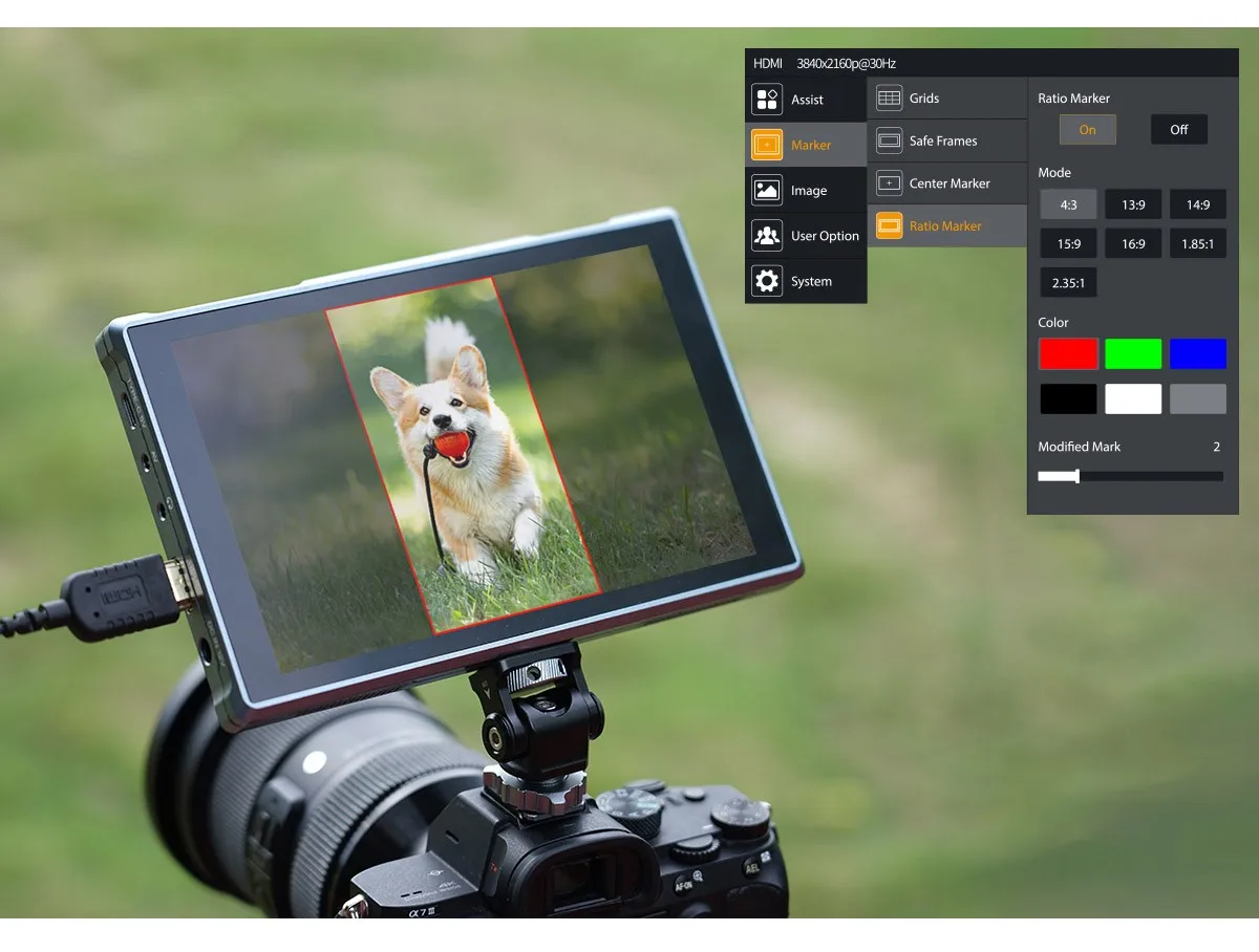 FW759 PRO 7" IPS HDMI On-Camera Touchscreen Camera Monitor