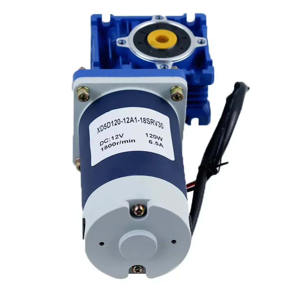 300 W aandrijfmotor Worm Gear Reducer Motor | Elektrische RV Motor worm Motor worm Gear Reducer Motor DM09 NLRV-040, DC 24 V, zelfborgend, zilver, IP65