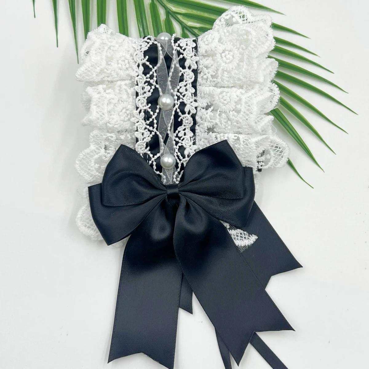 Lolita Ruffled Headband Wide Hair Hoop Bowknot Hair Accessories Lace Ribbon