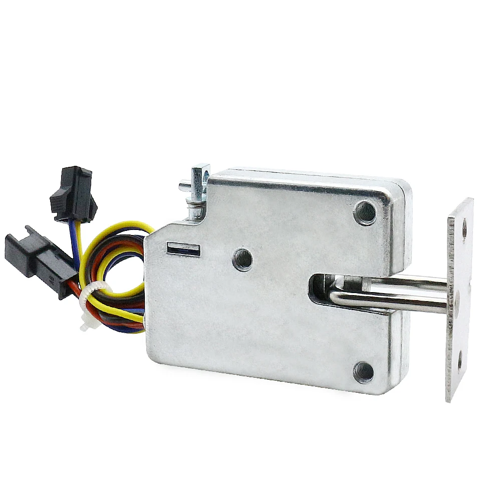 Small DC5V12V cabinet door lock mini electric lock storage cabinet electromagnetic lock express box electronic lock Drawer lock 5