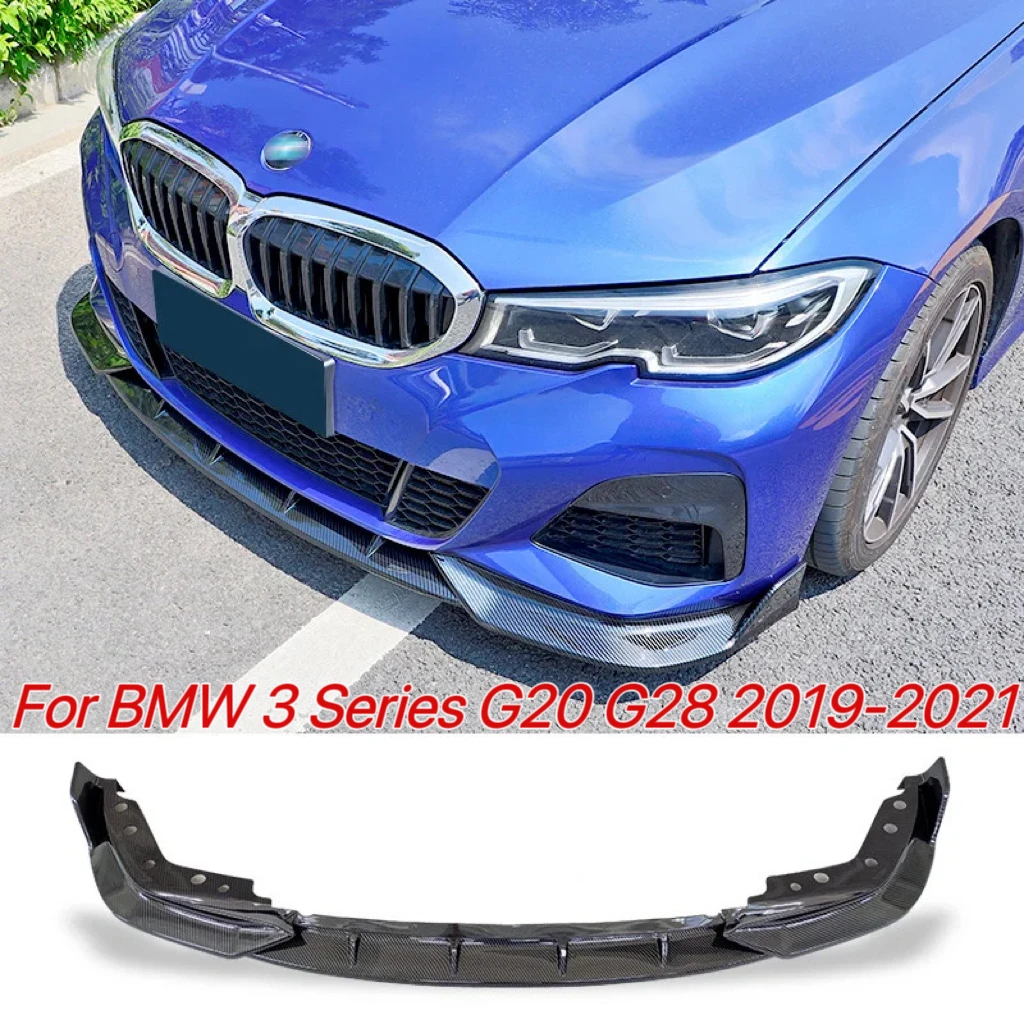 Paraurti Anteriore Lip Side Splitter Spoiler Body Kit Deflettore Protezioni Per Bmw Serie 3 G20 G28 M340I 2019 2020 2021 Accessori Auto
