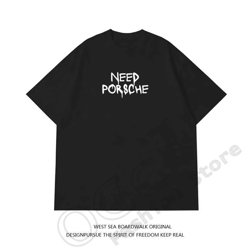 Cotton T-Shirt American Fashion Brand Letter Printed Short Sleeve Men And Women Instagram Trend T-Shirt Summer Loose Couple Top 3