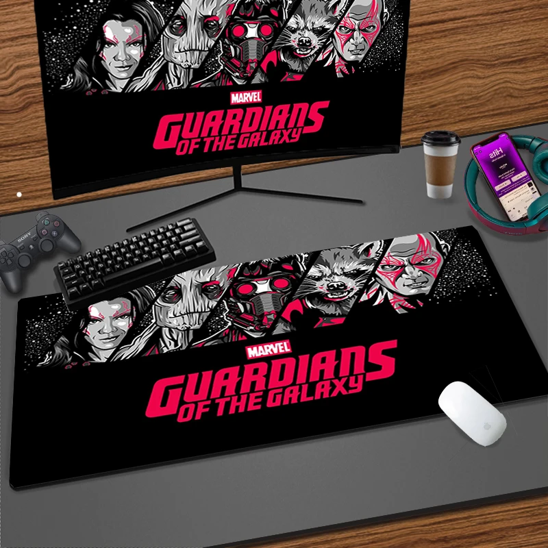 Guardians of the Galaxy Gaming Mouse Pad Keyboard Mat Pc Accessories Anti-skid Computer Desk Accessories Laptop Rubber Mouse Mat computer laptop large mouse pad gaming play mat office desk mat size 300x600x2mm sjdt 16