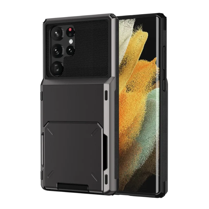 Premium Flip Wallet Phone Case with Card Holder - Elegant and Functional Design