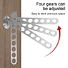 Drying Racks Stainless Steel Wall-mounted Folding Clothes Rail Adjustable Telescopic Clothes Hanger Multi-purpose 4