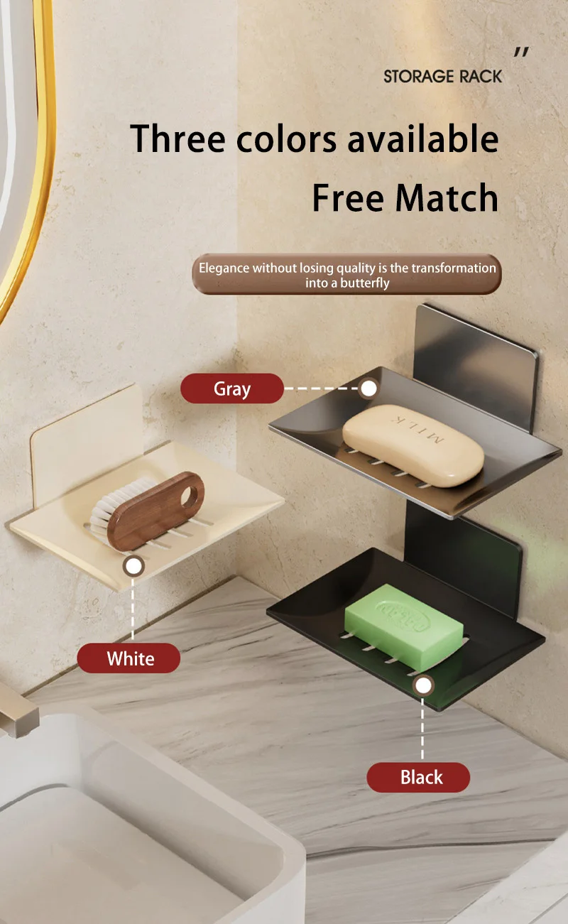 Strong Load-Bearing Soap Storage