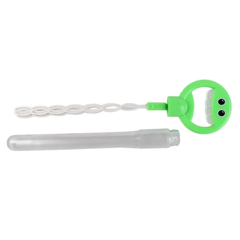 32 Holes Handheld Bubble Wand Smiling Face Bubble Stick Blower Maker For Children Outdoor Activity Fun Soap Blowing Bubble Tool 2