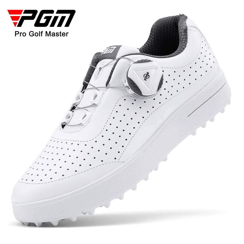 pgm2022-new-children's-golf-shoes-teen-boys-and-girls-shoes-ventilation-hole-design