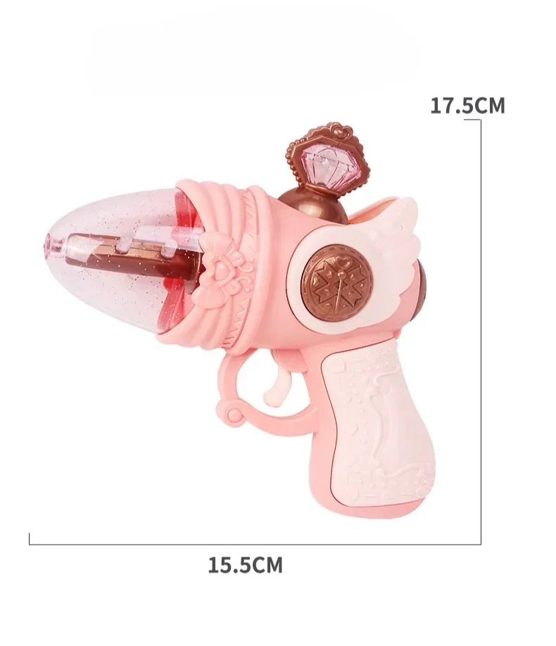 Prinzessin Elektrische Spielzeugpistole mit Sound-Lichteffekten Twirling Star Niedliches Fantasy-Rollenspielspielzeug Nicht befeuernendes Mädchen-Geburtstagsparty-Geschenk – Detail 7