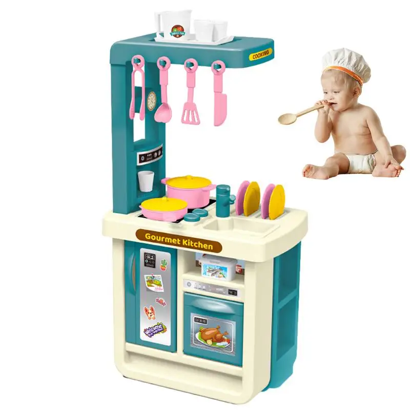 

Игровой набор еды для детей, кухонные игрушки, кухонные наборы для девочек, игрушечные кухонные наборы, реалистичные игры, имитация кухни, игры в помещении
