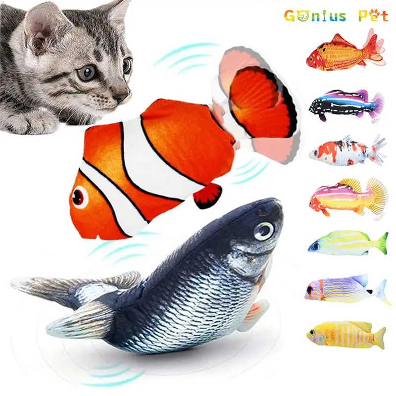 Cat Toy Fish Usb Electric Charging Simulation Fish Catnip Cat Pet Chew