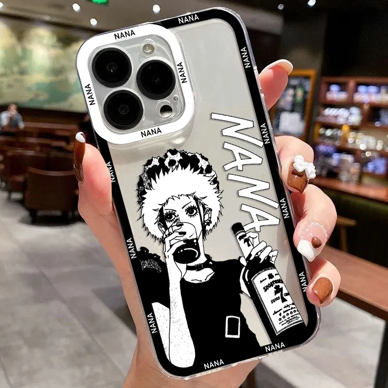 Anime Nanas hachi Clear Case For Samsung A73 A72 A71 A55 A52