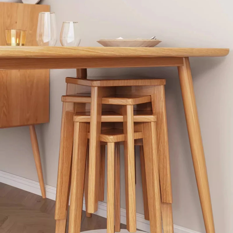 Mininalism Wood Dining Chair Nordic Design Home Luxury Dining Chairs Modern Living Room Poltrona De Luxo Furniture Decoration