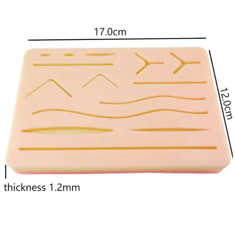 For Medical Surgical Suture Practice with Pre-cut Wounds Silicone 3 Layer Suture Practice Kit 3