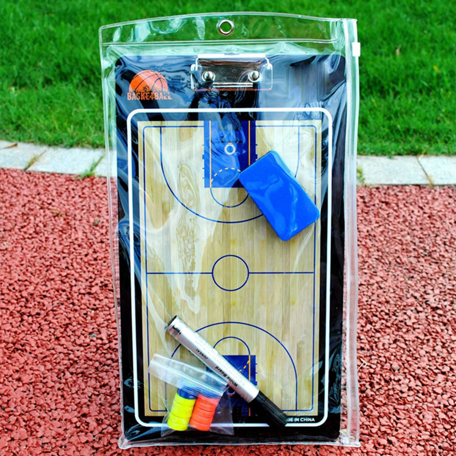 Basketball Coaches Magnetic Tactic Board Magnetic Dry Erase Basketball Coaching Board for Game Plans and Strategies