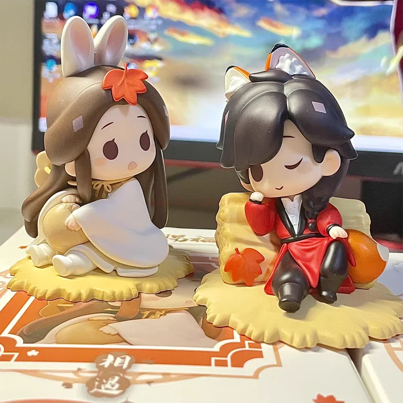 Figurine Tian Guan Ci Fu - Xie Lian Et Hua Cheng, 8-9 Cm, PVC, Décoration Bureau/collection