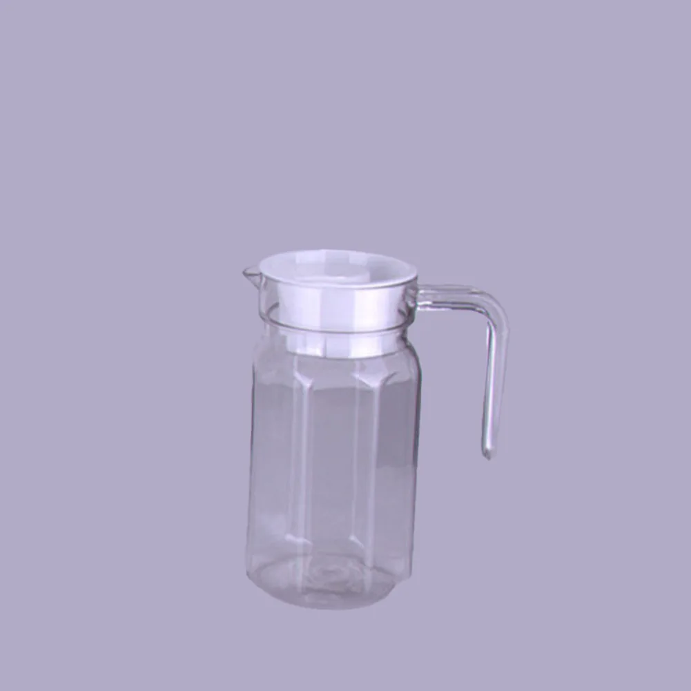 0.5/0.8/1.1L Fruit Juice Jug Plastic Transparent Large Capacity Plastic Kettles Milk Bottle For Bar Party Kitchen Water Carafe
