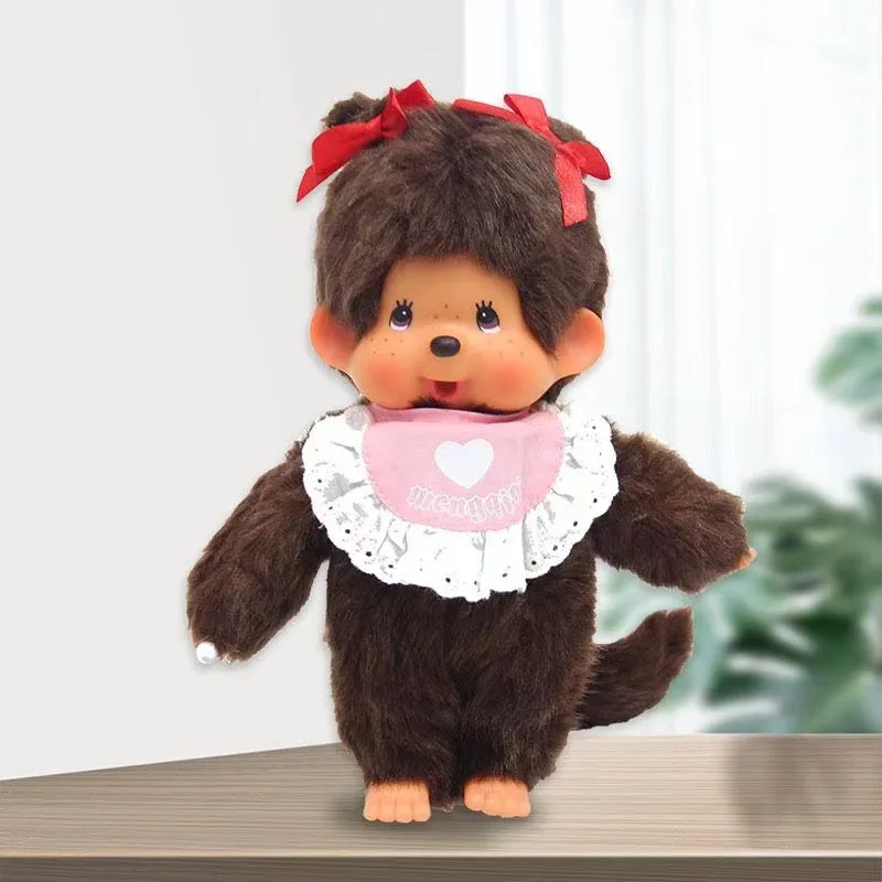

Новинка, милая кукла-брелок Monchhichi 20 см, подвеска в сумку, плюшевая игрушка, ручная кукла, декомпрессионный подарок для детей, оптовая продажа, Monchhi