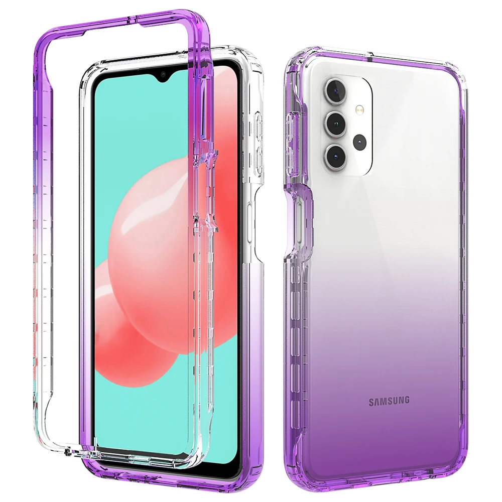 Custodia Antiurto Color Caramella Per Samsung Galaxy A32 5G A32 4G A52 2-In-1 Cover Antigoccia Per Samsung A52 5G A52S 5G