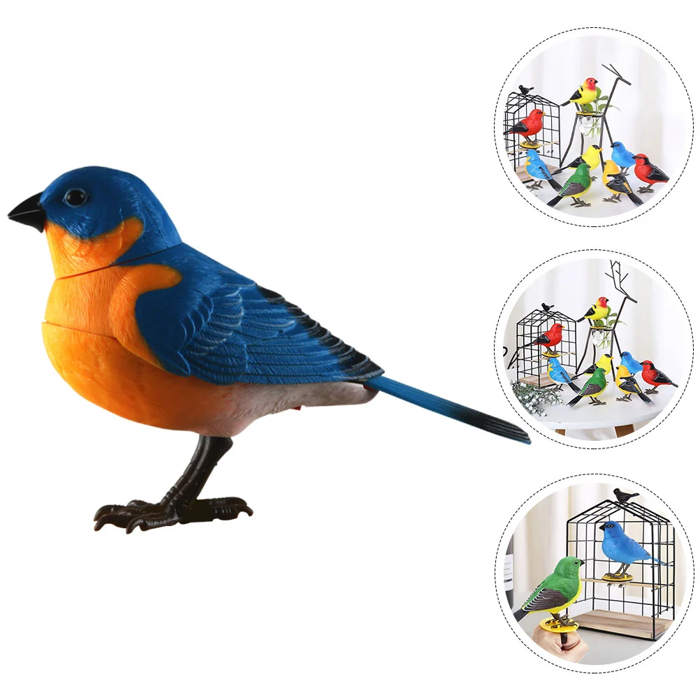 Funny Bird Toy Interesting Stimulation Electric Birds Toy Artificial Bird Singing Plaything bird singing toy 6