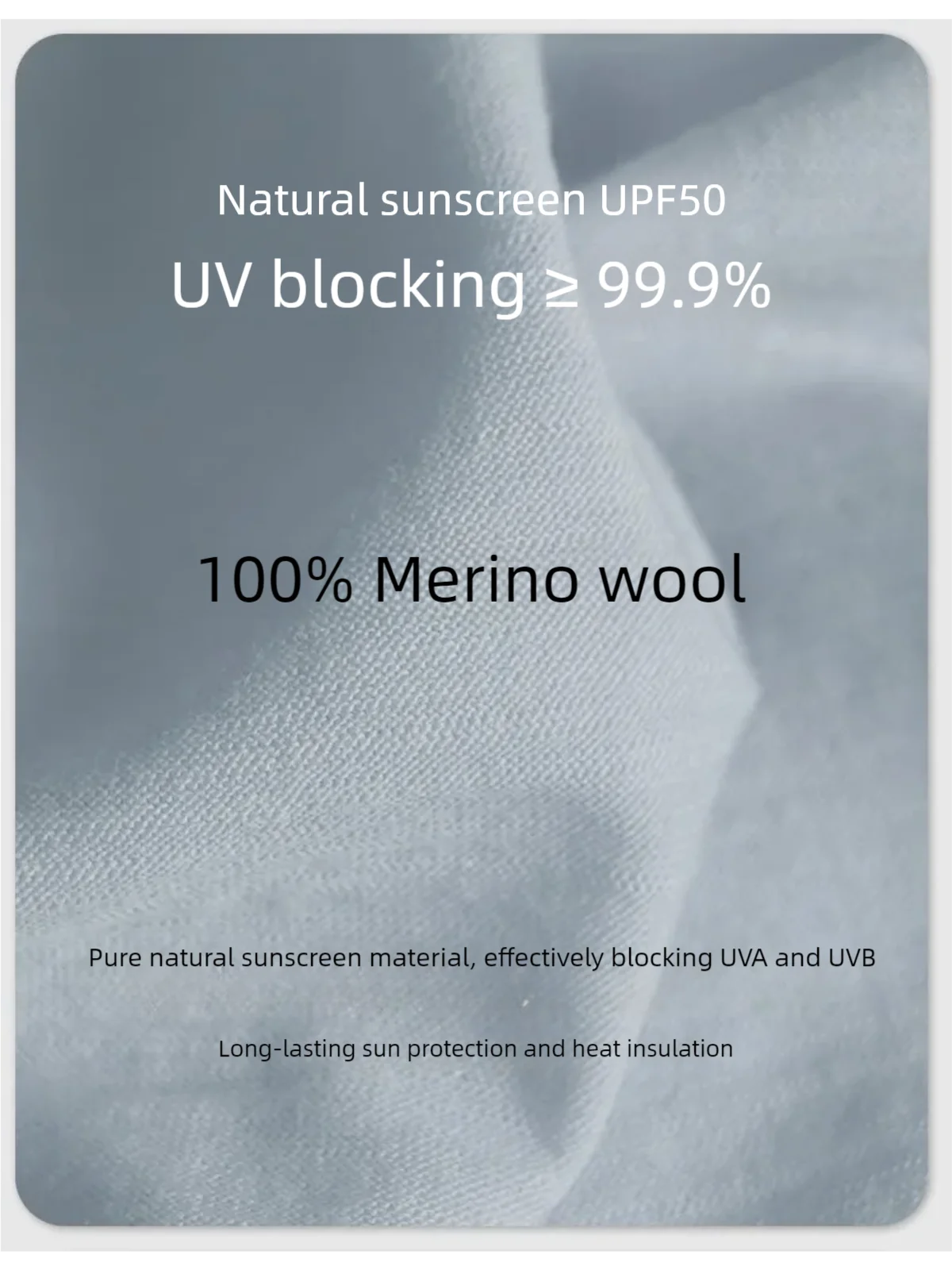 100% 메리노 울 사이클링 여성 UPF50 케이프 UV 보호 통기성 코트, 전문 러닝 자외선 차단