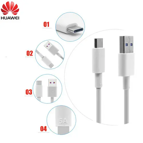 Official Huawei Fast Charger 22.5W Supercharge 5A Type C Cable For Mate 10 20 30 Pro P40 P30 P20 Pro P9 P10 Plus Honor 10 20 V10 - Image 5