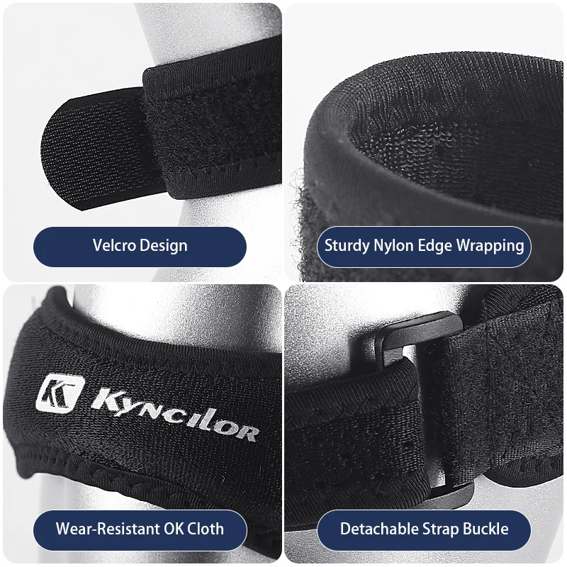 Sports Patella Brace Adjustable Strap EVA Kneepads Knee Support Pad Protective Gear Professional Basketball Volleyball Protector view 5